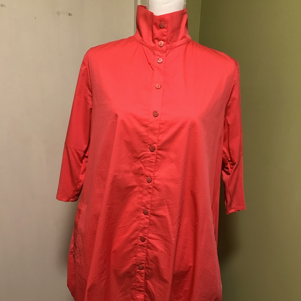Stella Carakasi Tiberon Tunic NWOT in Coral - S